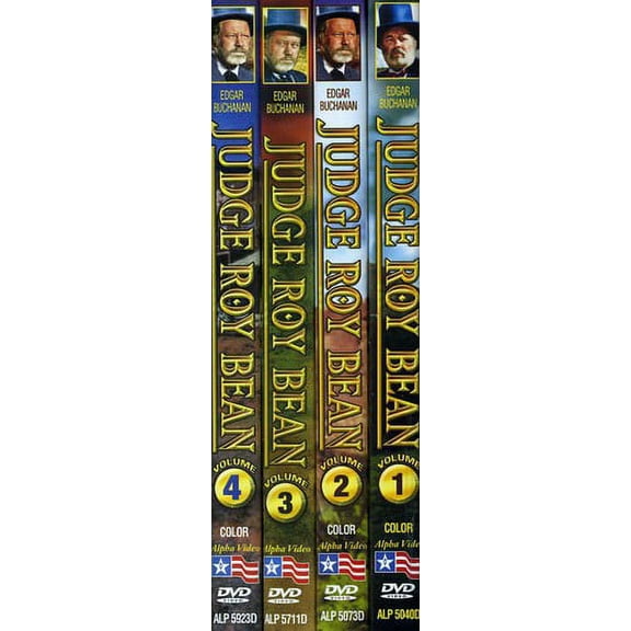 Judge Roy Bean, Vol. 1-4 (DVD), Alpha Video, Drama