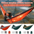 thumbnail image 2 of CAROOTU Upgrade Camping Hamac Extérieur Suspendu Double Hamacs Nylon Portable Hamac de Randonnée pour Voyage de Randonnée, 2 of 7