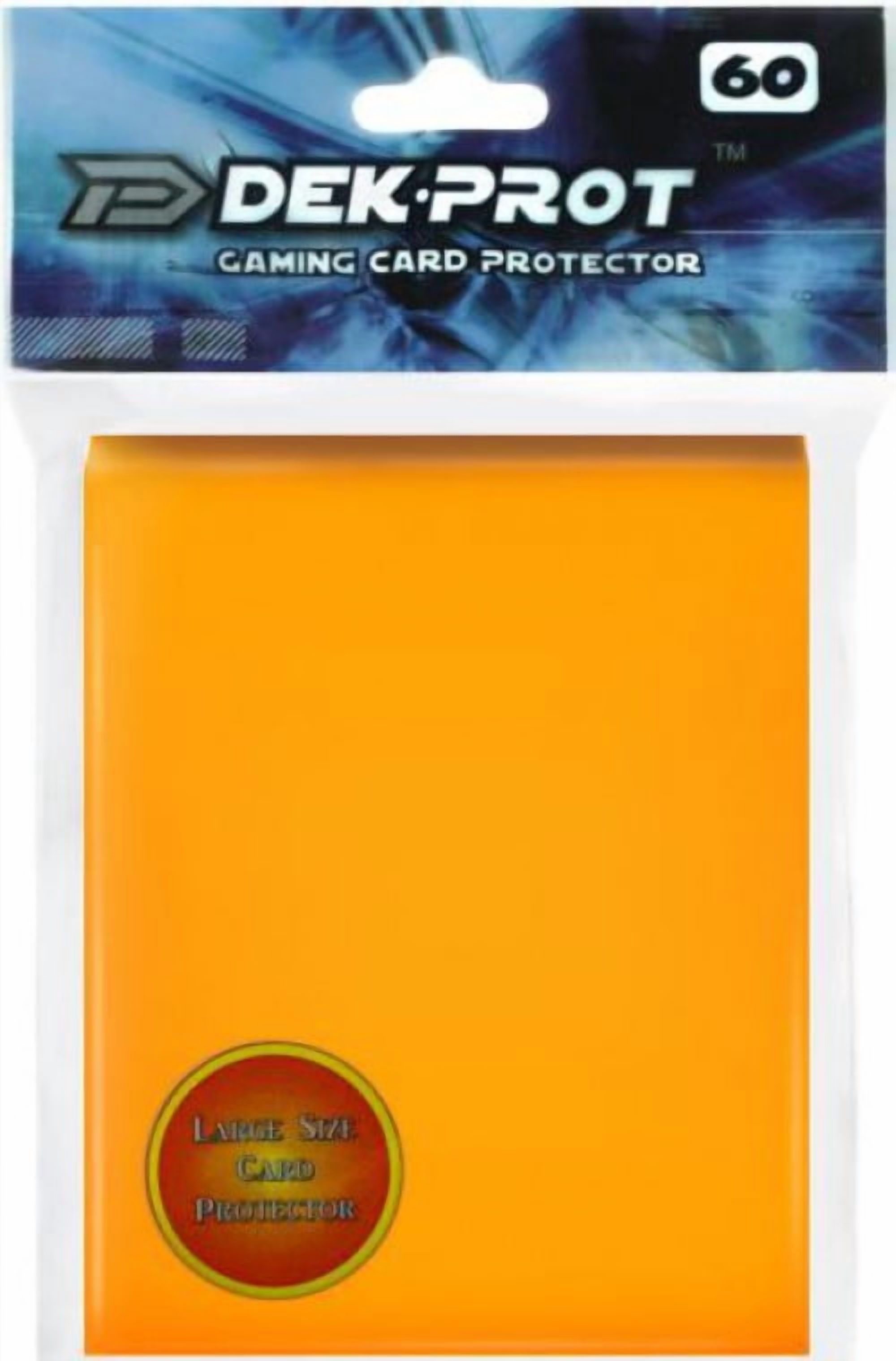 Card Supplies Gaming Card Protectors Mango Yellow Card Sleeves (60 ct)