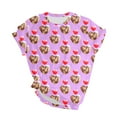 thumbnail image 5 of KHONTS Valentine's Day Custom T Shirts for Couple Personalized Image Customized T Shirts Personalized Custom Tess A-Hot Pink M, 5 of 5