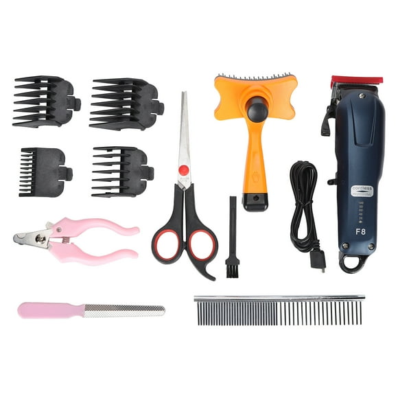 Dog Shaver Clippers Low Noise Rechargeable Electric Hair Clippers Set for Dog Cat Pet