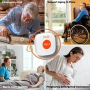 MOBI Emergency Alert Button, Smart Wireless Caregiver Support Monitoring System - Battery Powered