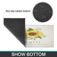 thumbnail image 7 of Kitchen Rugs and Mats Non Skid Washable Vintage Sunflower Board Fence Kitchen Mat and Rug Set,Floor Cushion Waterproof Rug,Rubber Backed Area Rugs for Kitchen Laundry, 7 of 7