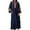 Blue, variant on Elegant Women's Embroidered Pullover Dress Robe Long Sleeve Abaya for Daily Wear