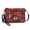 MU Burgundy, variant on Roonie Signature Women's Crossbody Bag, Vegan Leather Wristlet Purses and Handbag by Mia K - Camel