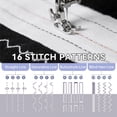 thumbnail image 4 of Sewing Machine for Beginners, Electric Sewing Machine with 16 Stitches, Foot Pedal and Accessories Kit for  DIY Sew Projects,, 4 of 6