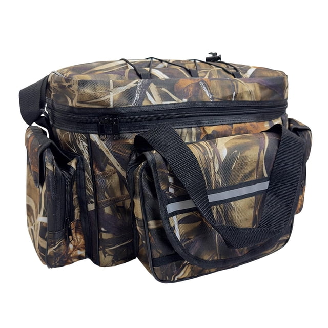 S SERENABLE Sac de Pêche Cadeaux Portable Polyvalent Antichoc Multi Compartiments Polyester