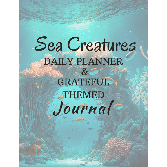 Sea Creatures Planner & Grateful Themed Journald Journal