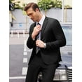 thumbnail image 4 of COOFANDY Men's 2 Piece Tuxedo Suits Classic Fit Suit Set Business Blazer Suit for Wedding Prom, 4 of 6