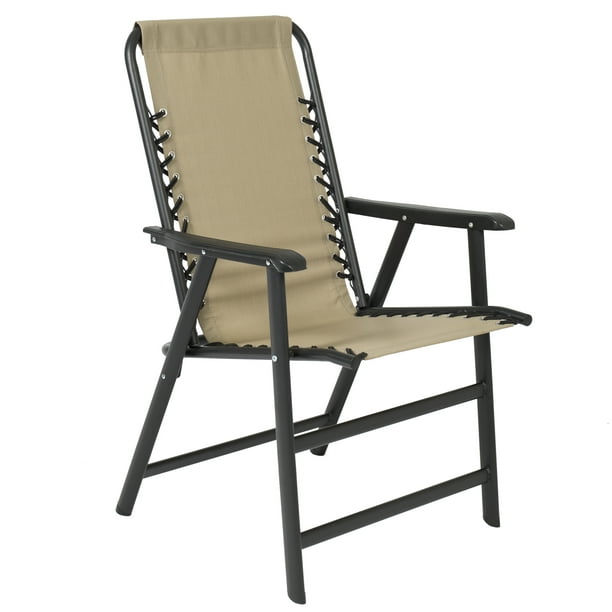 Best Choice Products Outdoor Folding Patio Sport Lounge Suspension Chair Beige Walmart Com Walmart Com