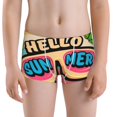 thumbnail image 5 of Yiaed Hello Summer Print Boys' Boxer Briefs Cotton Casual Stretch Comfort Boys Boxers - Kids Boxer Briefs Underwear for Boys (6-18)-XX-Small, 5 of 5