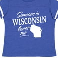 thumbnail image 4 of Inktastic Someone in Wisconsin Loves Me Boys or Girls Toddler T-Shirt, 4 of 5
