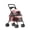 Pink, variant on TidBay 4 Wheels Dog Cat Stroller, Outdoor Travel Pet Folding Stroller, Dog Cat Cage Stroller with Cup Holder, Breathable and Visible Mesh for Small Dog