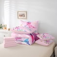 thumbnail image 6 of Castle Fairy Ocean Mermaid Twin Bedding Sets,Sea Princess Bedding Comforter Set, 6 of 8