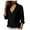 Black, variant on Summer Tops for Women Long Sleeve Solid Color Button Turn-down Collar Shirts Blouses Tops Undershirt Work Breathable Long Sleeve Shirt Size Large for Women Scrub Star Womens Workout Black XL