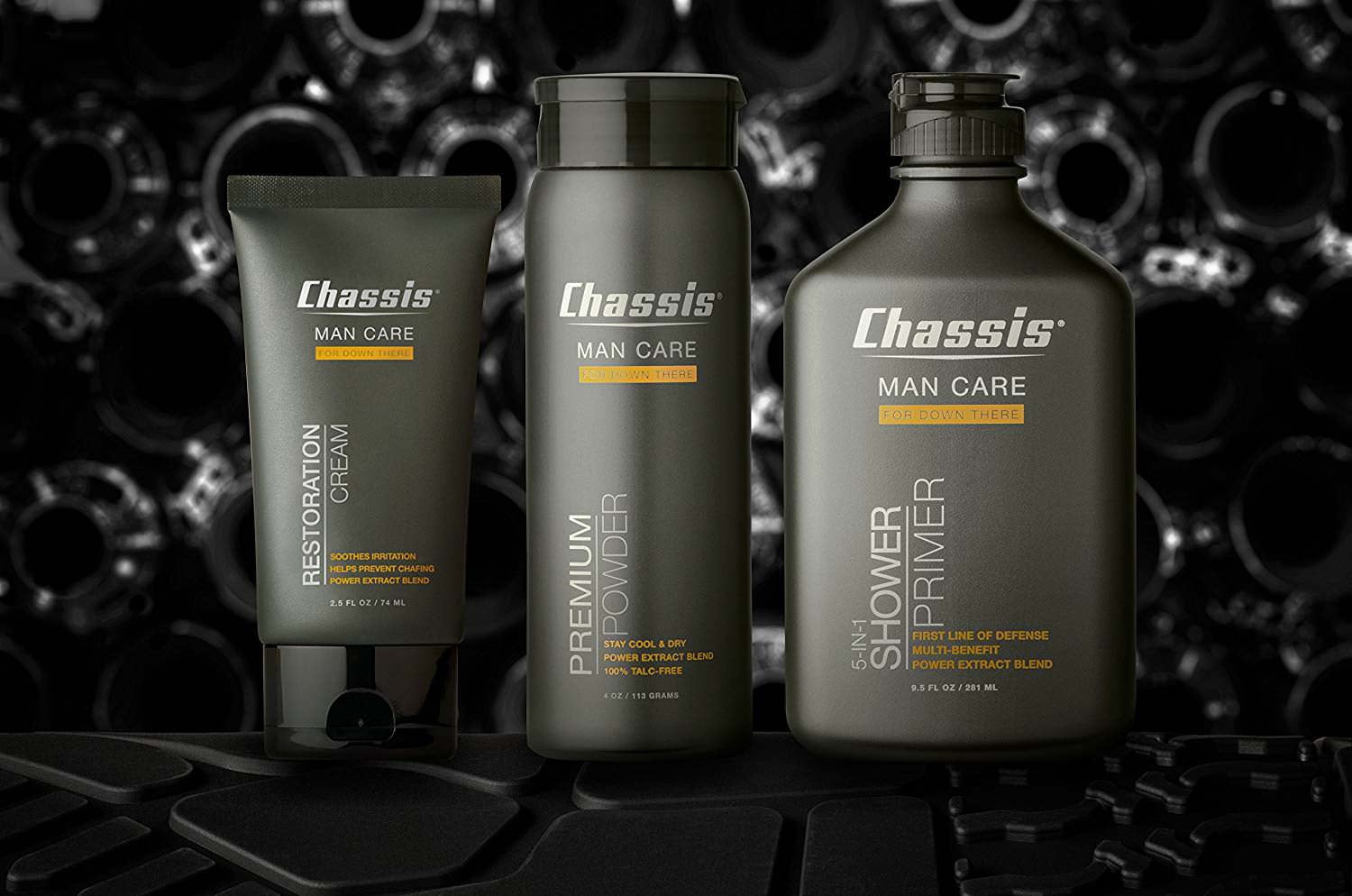 Chassis Premium Powder Original Fresh Scent, 4 oz