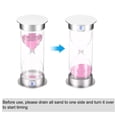 thumbnail image 4 of Unique Bargains Minuterie de Sable 60 Minutes, Horloge Sable, Compte à Rebours Verre de Sable, Sables Roses, 4 of 5