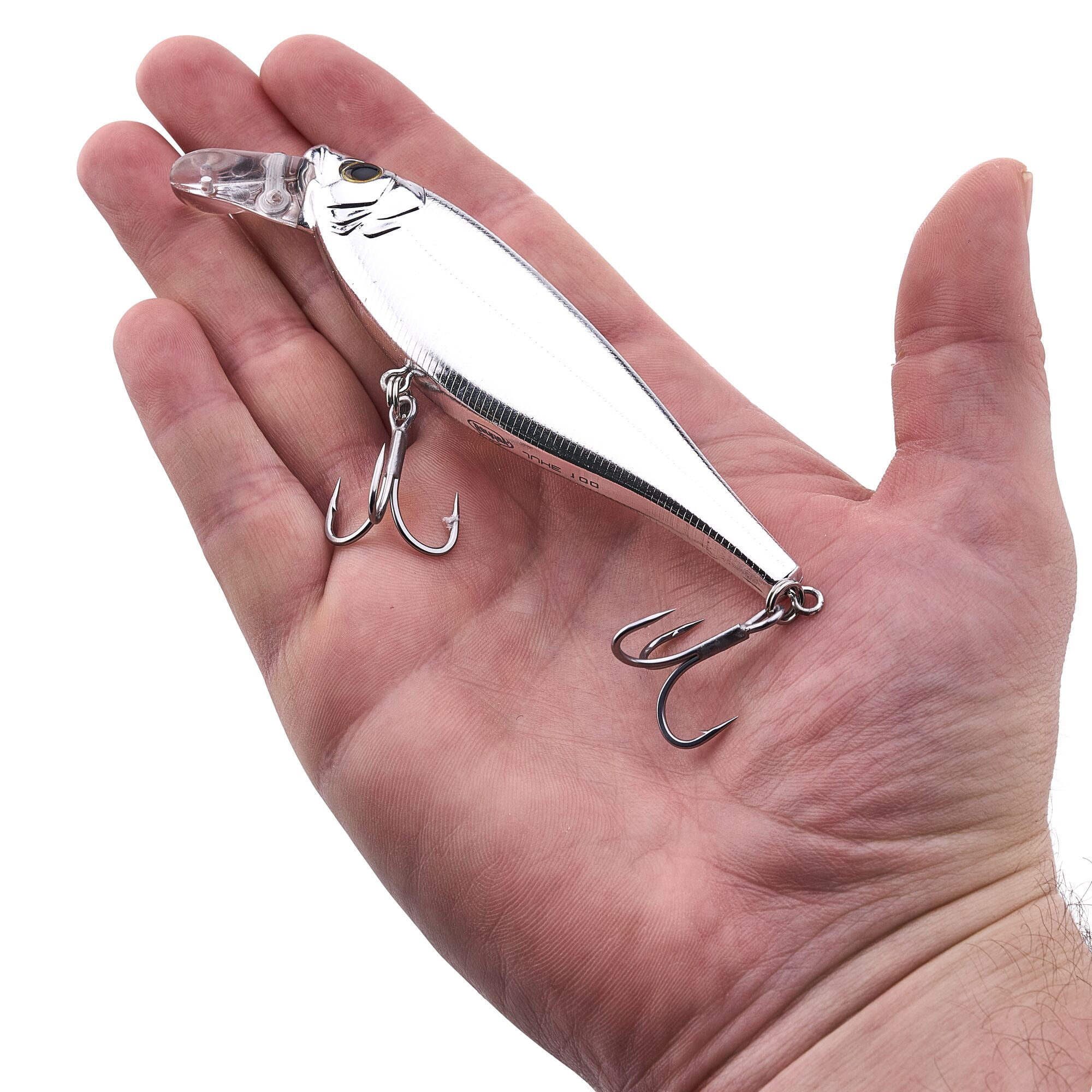 Berkley Juke Saltwater, 4 in, Crankbaits, Chrome (1 Count)