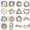 Multi-150, variant on Neasyth 90 Pcs Anxiety Sensory Stickers Calm Stickers, Adhesive Textured Fidget School Office Supplies