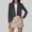 C-Grey352, variant on Fall Winter Outerwear Jacket Coat For Women Solid Color Long Sleeve Slim Pull-On Sherpa Cropped Motorcycle Jacket For Ladies Fashionable Choices