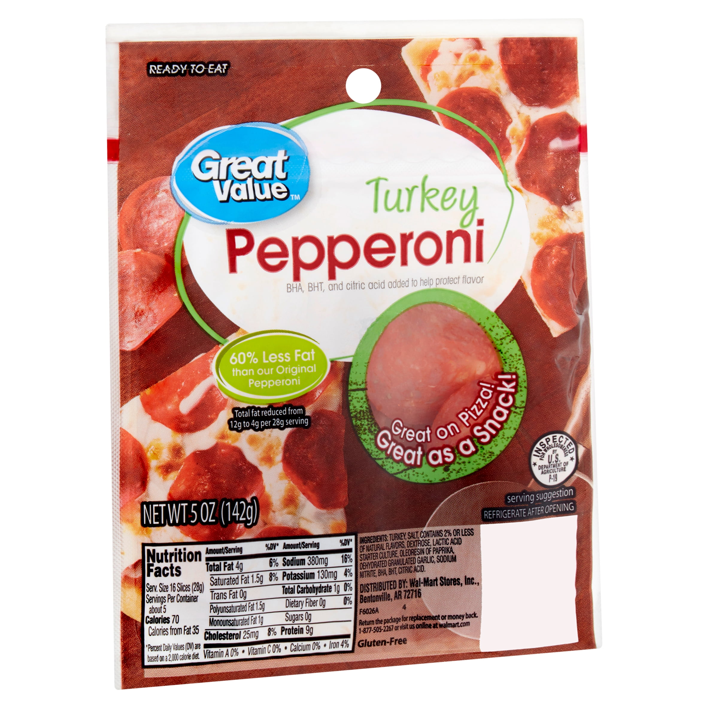 Featured image of post Turkey Pepperoni Walmart Pepperoni is characteristically soft slightly smoky and bright red in color