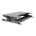 thumbnail image 1 of Eaton Tripp Lite Series WorkWise Height-Adjustable Sit-Stand Desktop Workstation - Standing desk converter - rectangular with contoured side - black - black base, 1 of 14