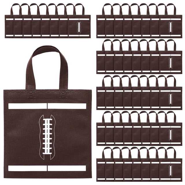 Bolsas de regalo Aoriher para fiestas de fútbol, 48 unidades, 25 x 25 cm