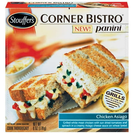 Stouffer's Corner Bistro: Chicken Asiago Panini, 6 oz