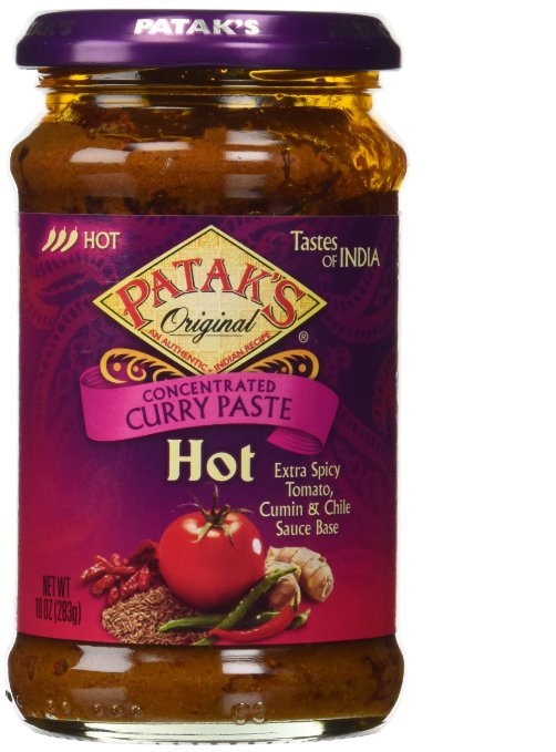 Pataks Curry Paste Hot 10oz
