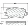 thumbnail image 2 of Centric Parts 105.13070 Rear Brake Pad, 2 of 4