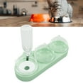 thumbnail image 4 of 3 In 1 Water Feeder Bowls, Puppy Double Food Bowls Multipurpose Splash Proof Cervical Spine Protection  For Dogs Light Green, 4 of 8