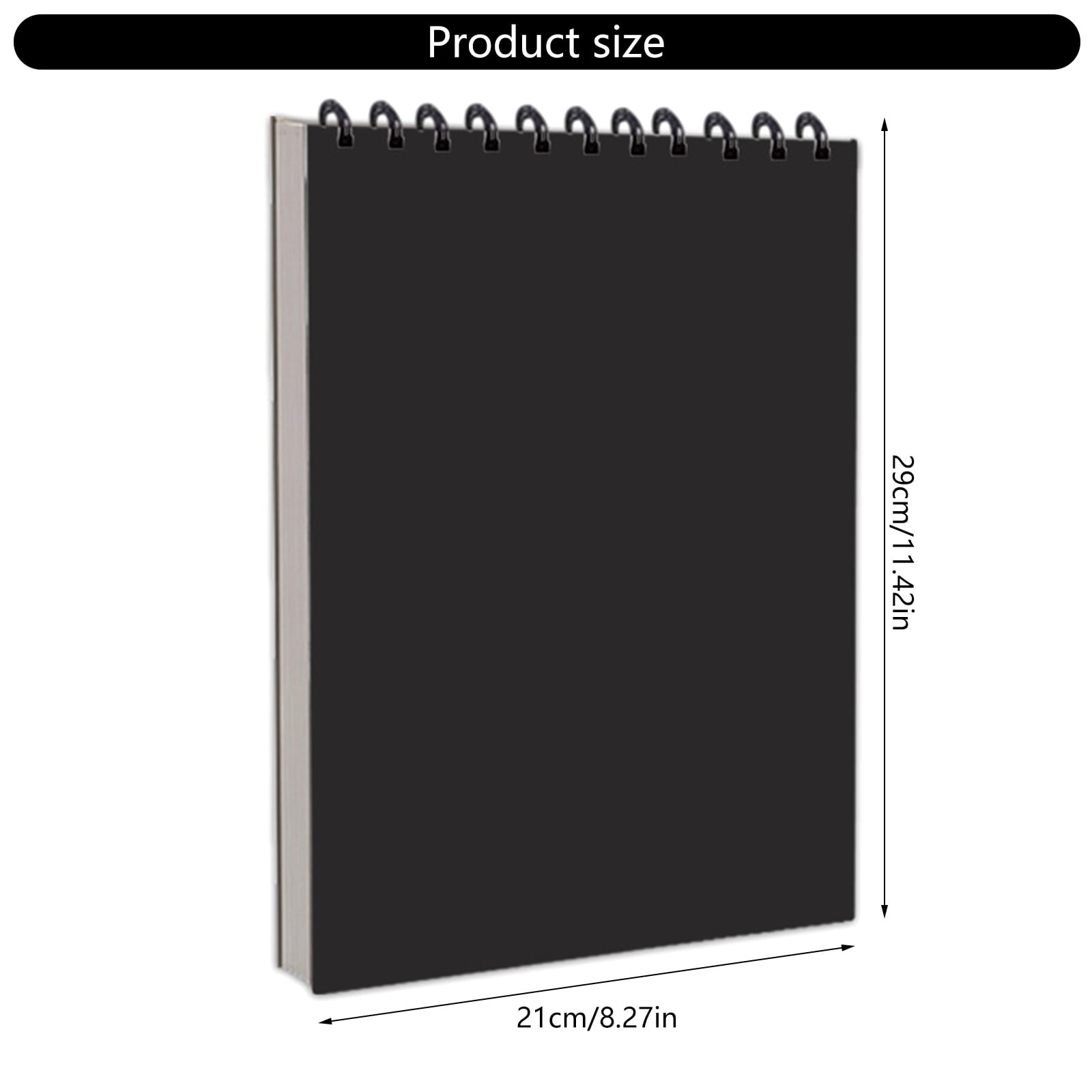 Artist Sketchpad 60 Sheets 210x290mm Twin Coil Binding Drawing Pad Art for Art Drawing Sketching Portrait