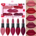 thumbnail image 1 of EZLIFE Lápiz labial diseño labios Textura suave efecto duradero mate Hot U1 T9G2, 1 of 1