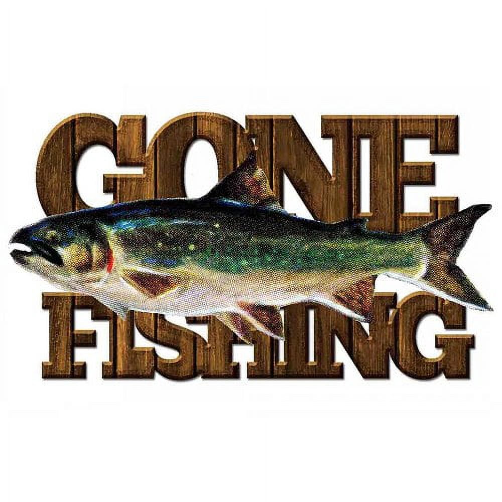 Marmont Hill Inc Marmont Hill - "Gone Fishing" by Saturday Evening Post Painting Print on Canvas - Multi-color