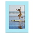 thumbnail image 2 of Modern Real Wood 5x7 inch Picture Frame in Blue, 2 of 7