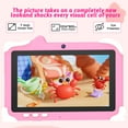 thumbnail image 2 of Android 12 Kids Tablet, 7 inch Tablet for Kids, 4GB RAM 32GB ROM Toddler Tablet, 1.5Ghz Quad-core Processor, Safety Eye Protection Screen, Parental Control APP, Tablet with Shockproof Case, 2 of 6