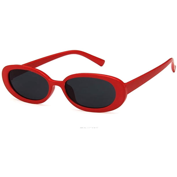 Mini Vintage Retro Extra Estrecho Oval Redondo Flaco Ojo de gato Gafas de sol Clout Goggles Xemadio LRWJ469-6