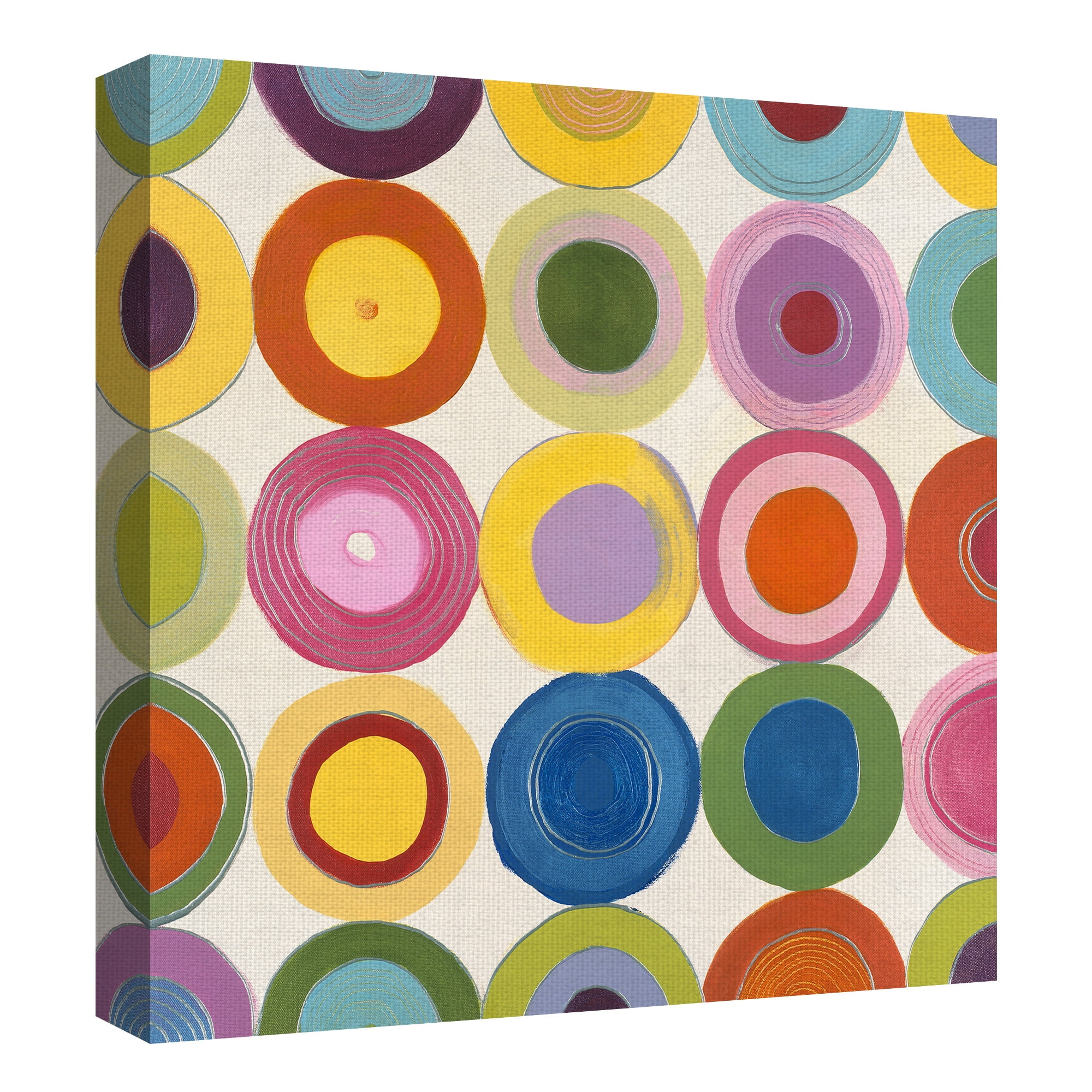 Masterpiece Art Gallery Life Is A Beach 2 By Mary Calkins Canvas Art Print 30" x 30"