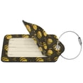 thumbnail image 4 of Rocae Cute Cartoon Bees for Leather Luggage Baggage Tags ID Label Privacy Cover ID Label with Stainless Steel Loop and Address Card, 4 of 5