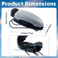 thumbnail image 2 of Car Sunglasses Holder Clip 2 Pieces Sunglasses Visor Clips Auto Sunglasses Holder for Car Sun Visor Glasses Holder Car Visor Clip Eyeglasses Mount for Sunglasses Car Accessories (Black, Grey), 2 of 5