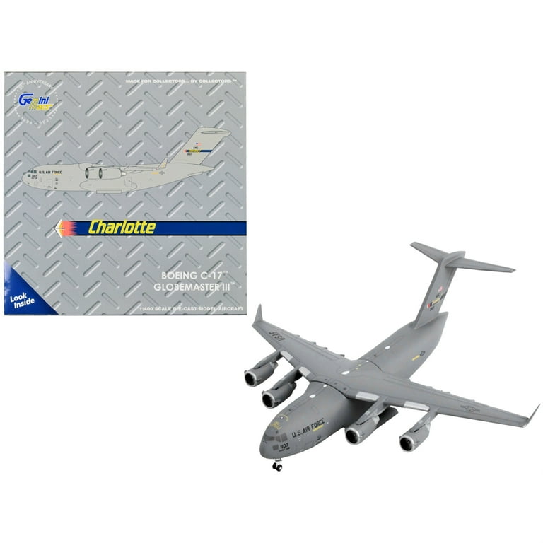 GEMINIMACS USAF C-17A 1/400 CHARLOTTE ANG BASE 02-1107