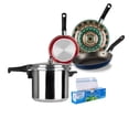 thumbnail image 1 of Combo de Juego de Olla Express Ekco 8 litros con Juego de Sartenes Ekco 3 Piezas, 1 of 11