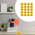 thumbnail image 4 of Miangastore 30Pack Flag Pole Holders Golden Plastic Square Flag Pole Stands for Office Use, 4 of 9