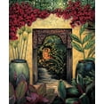 thumbnail image 2 of Eduardo 26x30 White Modern Wood Framed Museum Art Print Titled - A Quiet Place I, 2 of 4