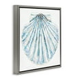thumbnail image 4 of Stupell Industries Clam Shell on White Coastal Painting Gray Floater Framed Canvas Art Print Wall Art, 25 x 25, 4 of 10