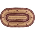 thumbnail image 1 of Wine Star Jute Braided Rugs by IHF Rugs, 1 of 4