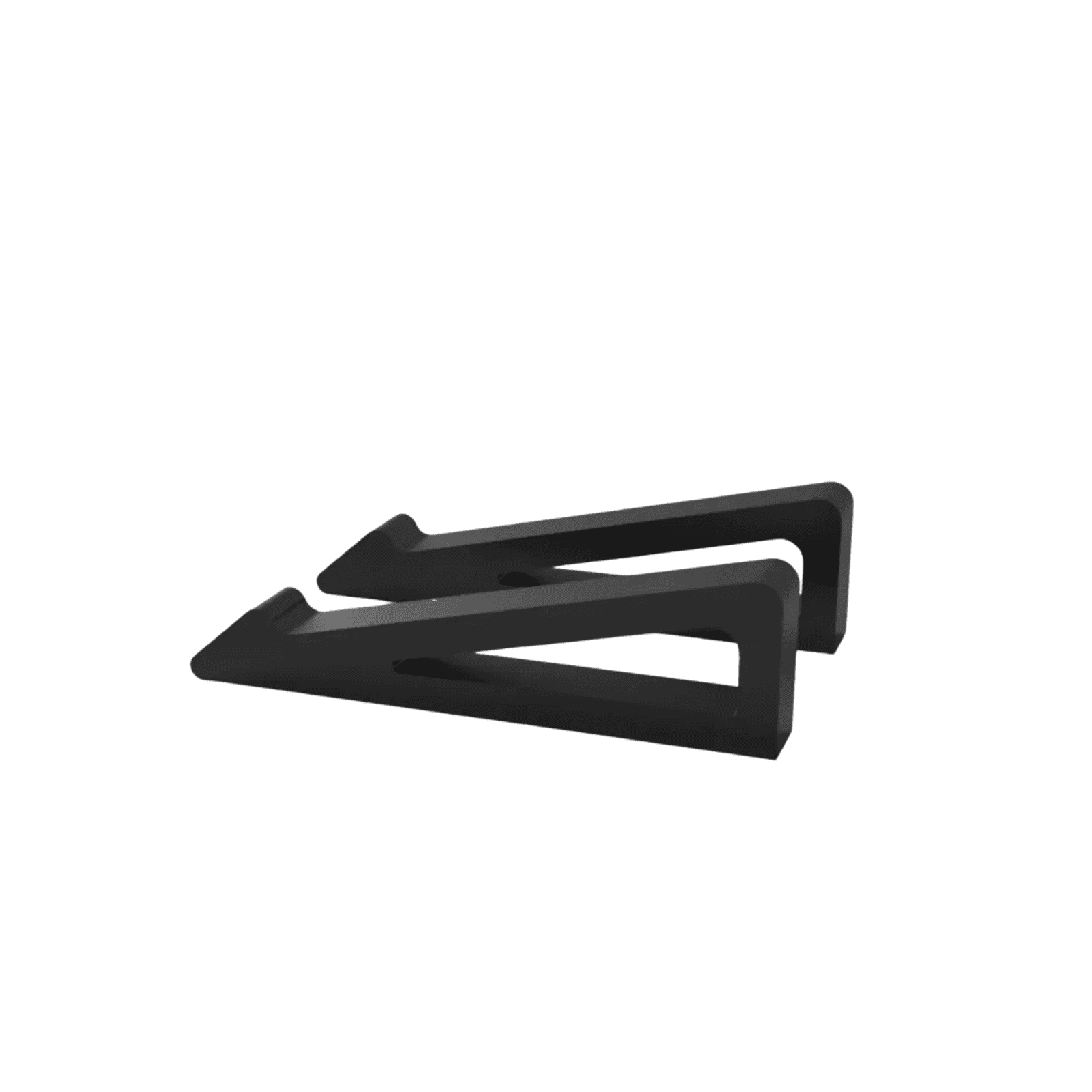 Speaker Stands for Sonos Five, Desktop Speaker Stand Pair, Angled Audio Stand, Space Saving Speaker Mount for Home Audio Setup, Set of 2