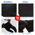 thumbnail image 3 of Sun Will Ice Silk Gloves Compression Sun Protection Non-Slip Gloves Black S-XL, 3 of 8
