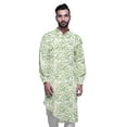 thumbnail image 1 of Atasi Kurta Traditionnelle en Rayonne Imprimée Col Mandarin pour Hommes Chemise Décontractée, 1 of 6