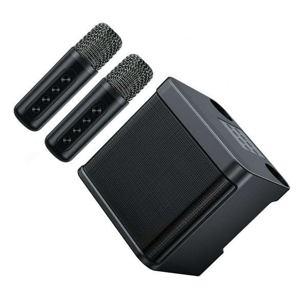 Methold Conexión Bluetooth de plástico Inalámbrico K Sing para cualquier ocasión Altavoz de graves de gran diámetro y alta potencia Electrónica negro